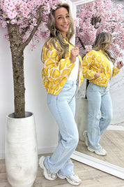 Paisley party bomber - Geel