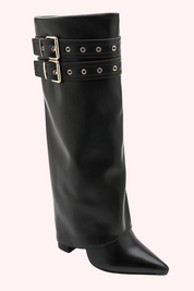Buckle up heels - Zwart