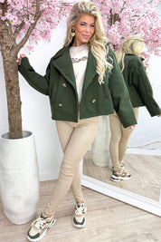 Ready for fall vilt trenchcoat - Army