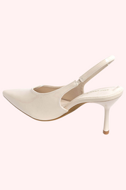 Glossy Heels - Beige