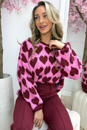 Made to love trui - Bordeaux