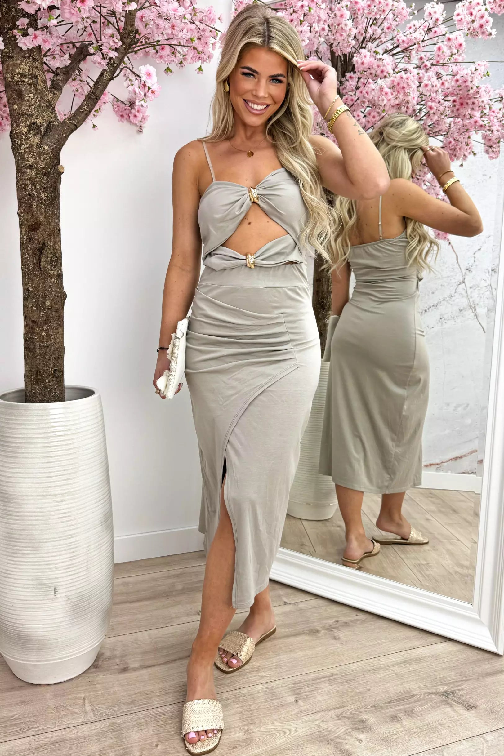Golden dream dress - Taupe