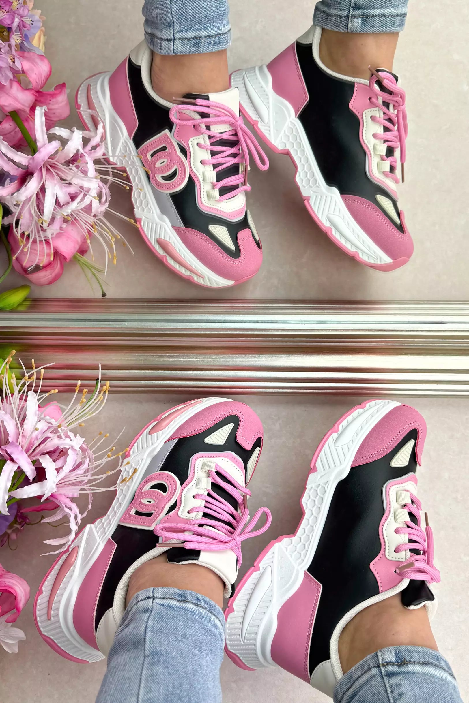 Cc inspired sneakers - Fuchsia