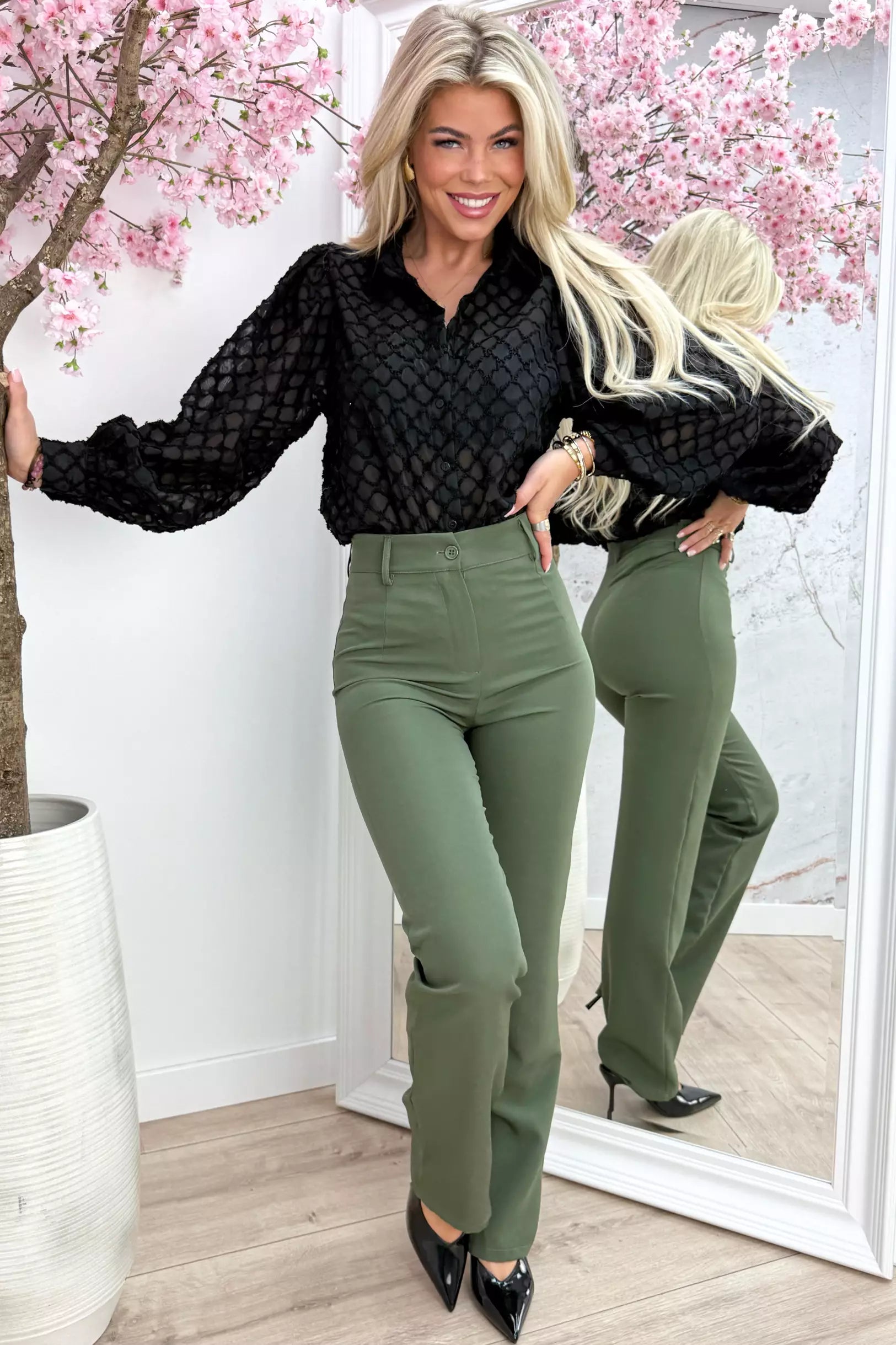 My way blouse - Zwart
