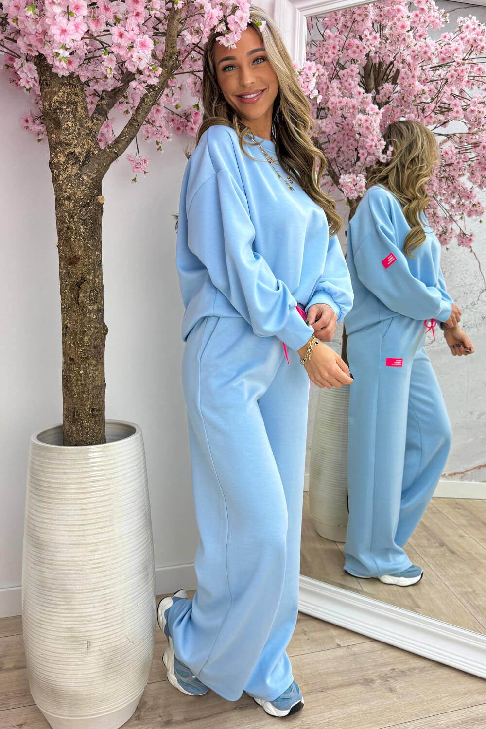 Embleem comfy co-ord - Sky blue