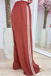 On the right track pants - Roest