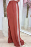 On the right track pants - Roest