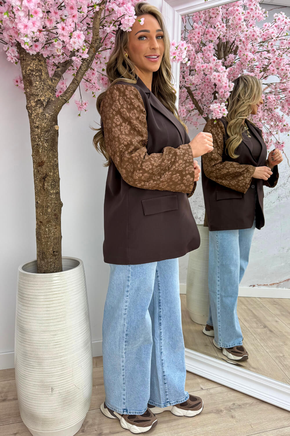 Fiore fever blazer - Bruin