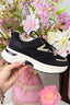Sparkle step sneaker - Zwart