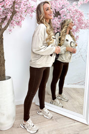Good Vibes Sweater R50509 - Beige