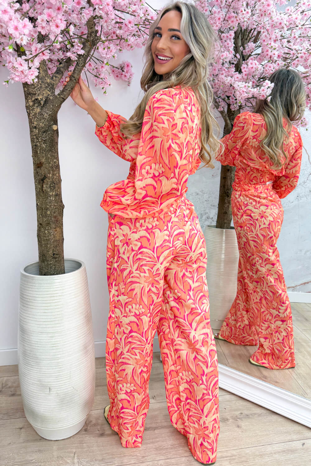 Cabana cropped topje - Oranje