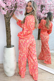 Cabana cropped topje - Oranje