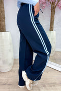 Pantalon à rayures toujours tendance - Marine