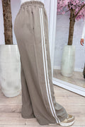 On the right track pants - Taupe