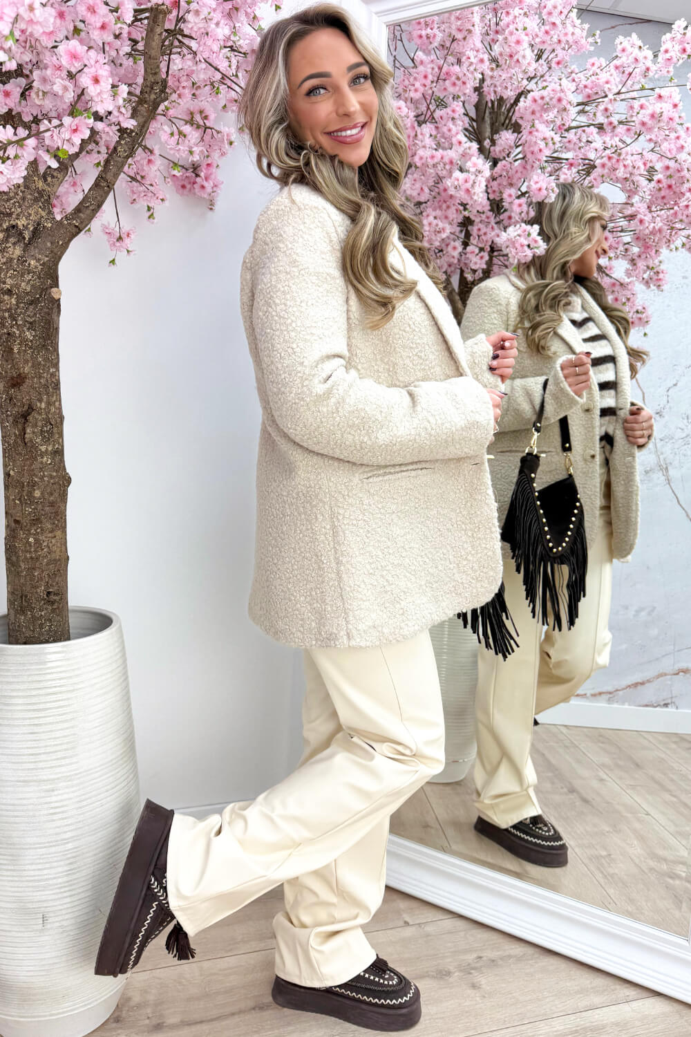 Teddy blazer - Beige