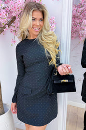 Spot the sparkle dress - Zilver