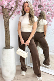 Basic turtle neck topje - Beige