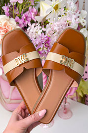 The inspired slipper - Cognac