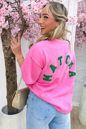 Matcha latte T-shirt - Fuchsia