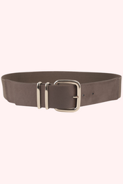 Suede crush riem - Bruin