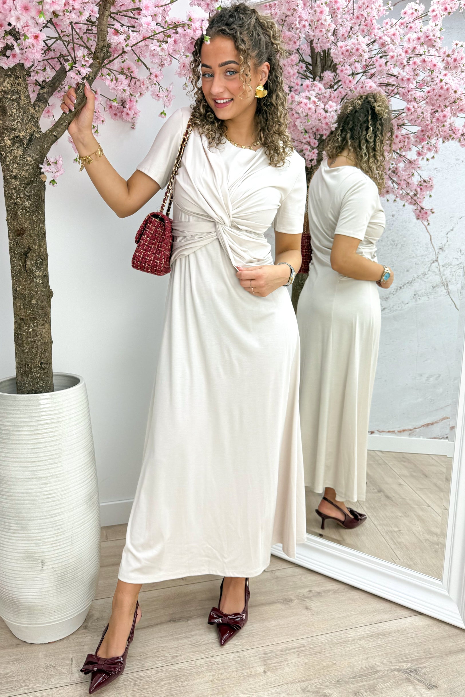 Robe toujours brillante - Lt. Beige
