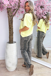 Ciao amore T-shirt - Geel