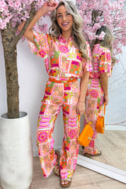 Vacation mood pants - Fuchsia