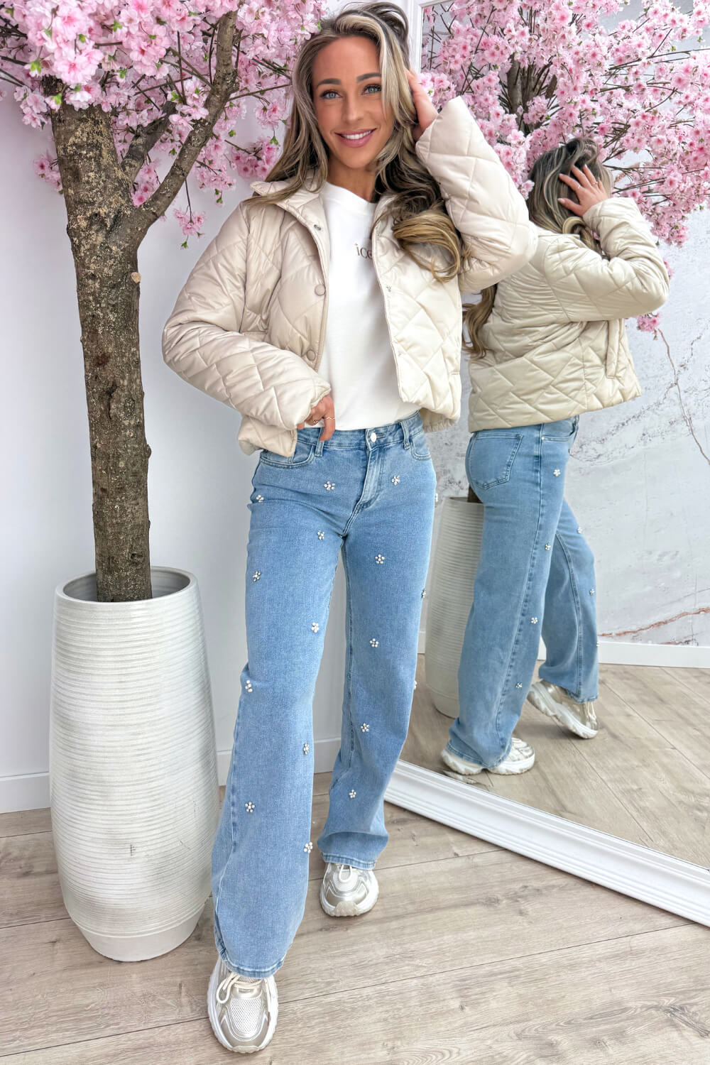 Perfect puffer jacket - Beige