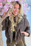 Two ways to wear winter coat - Brown