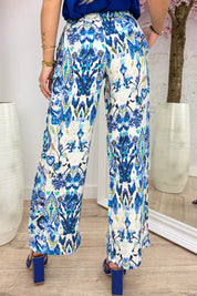 On vacation pants - Kobalt