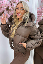 Too cool to freeze puffy winterjas - Bruin