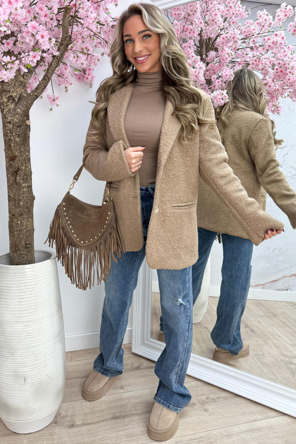 Teddy blazer - Camel