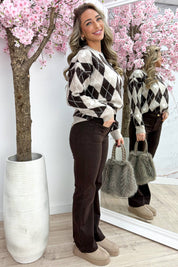 Check my heart trui - Taupe