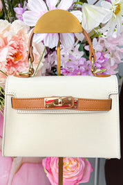 Inspired bag (Echt leer!) - Dk. beige