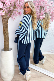 Jersey rayas Boheme - Azul marino