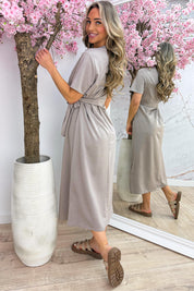 Wrap it up dress - Taupe