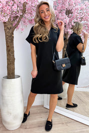 Easy chic dress - Zwart