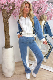Denim meets comfy co-ord - Wit