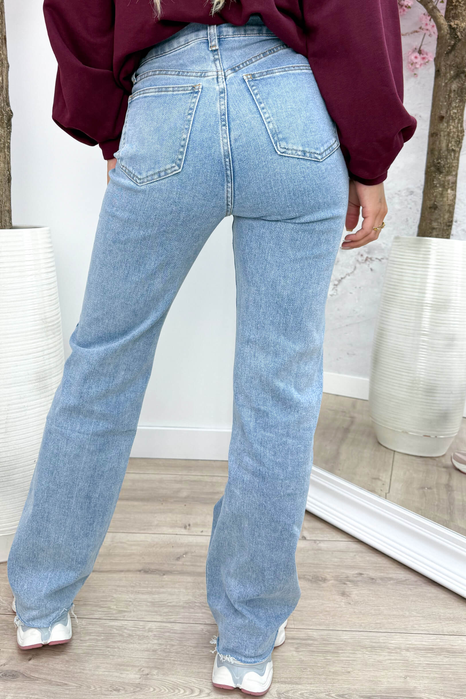 Wide leg diamond jeans RD3193 - Jeans blue
