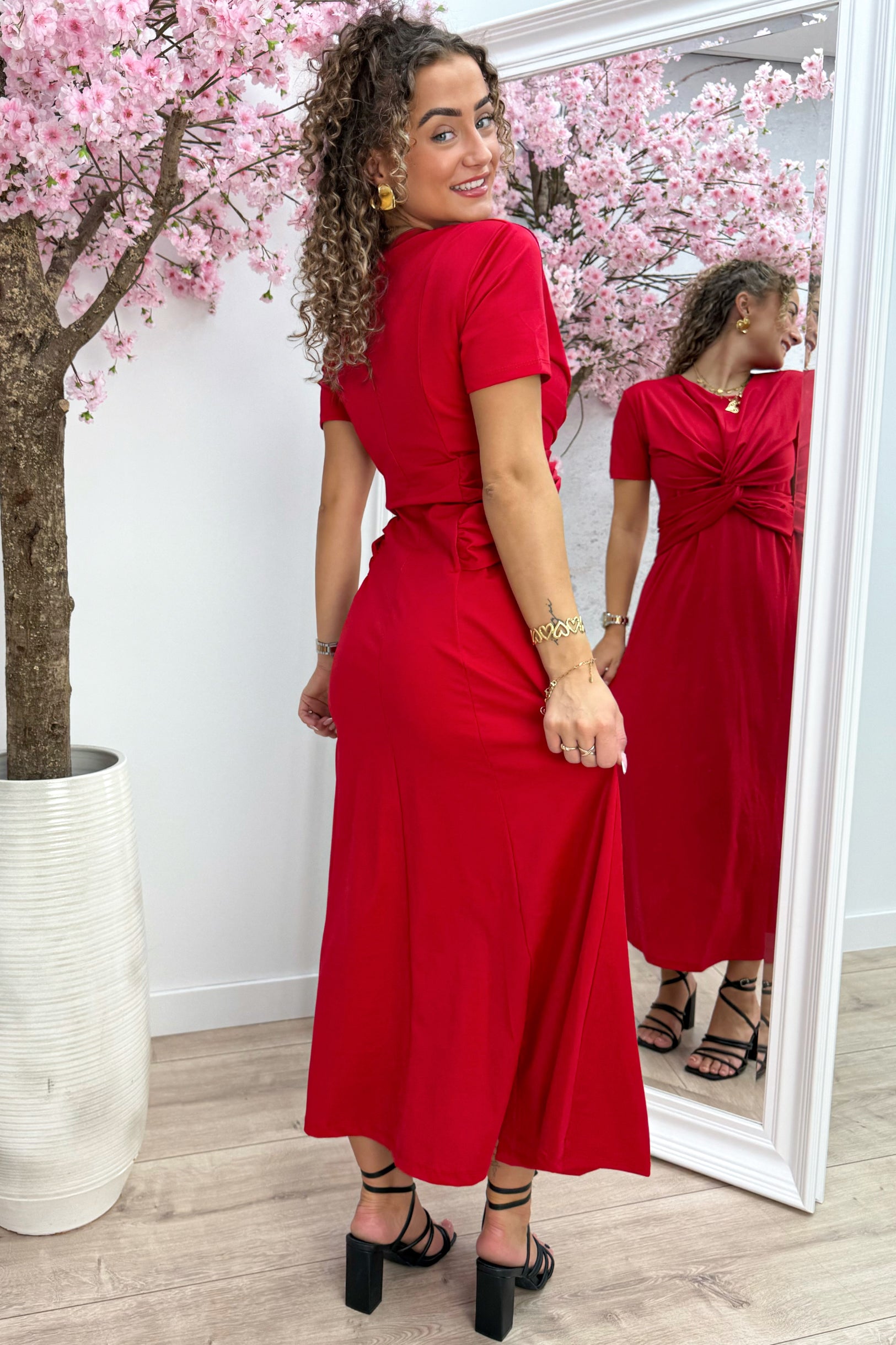 Robe toujours brillante - rouge