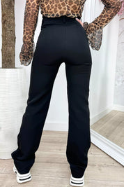 Straight leg pantalon 1.0 - Zwart