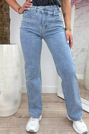 Cross Straight Lay Jeans Rd8568 - Jeans Blau