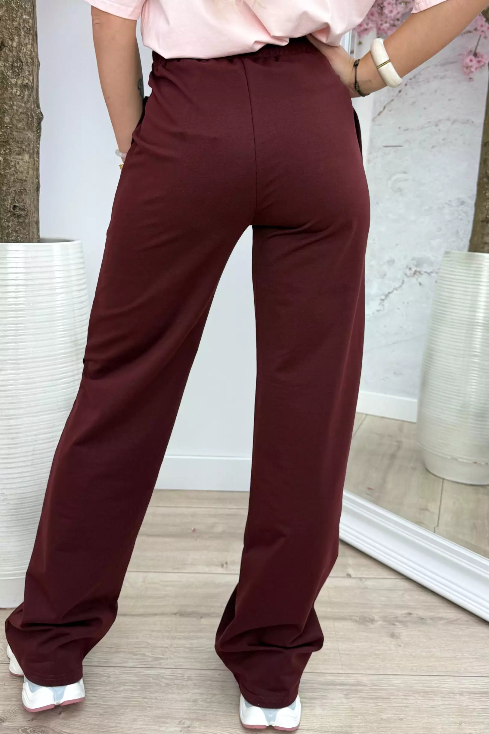 Made for you basic comfy pants - Bordeaux