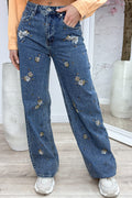 Shine bright straight leg jeans - Jeans blue