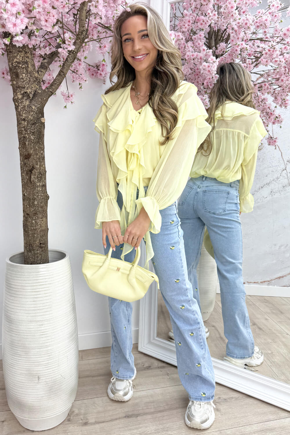 Lemon love straight leg jeans - Jeans blue