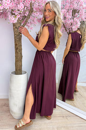 Costa co-ord - Berry purple