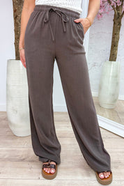 Most wanted linnen pants - Bruin