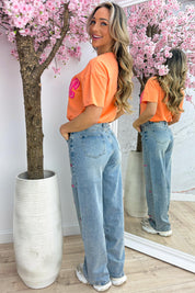 Iconic club T-shirt - Oranje