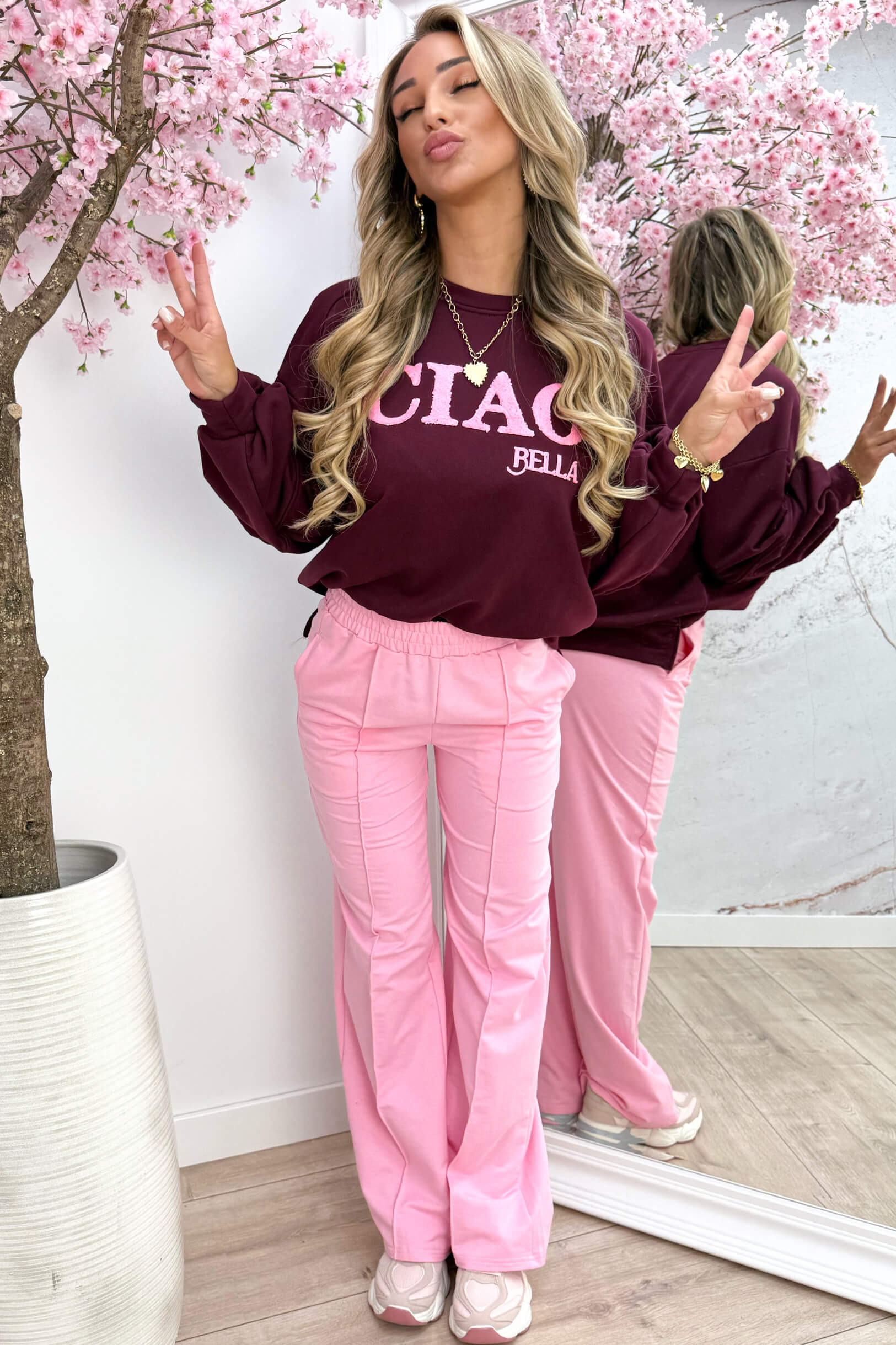 Ciao Bella Pullover R50530 - Bordeaux
