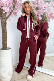 Easy days comfy co-ord - Bordeaux